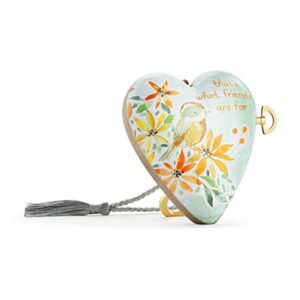 That’s What Friends Are For Musical Heart – Floral Friendship Gift