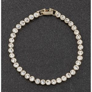 All That Bling Gold Plated Tennis Bracelet