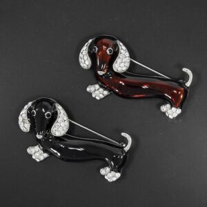 Cute Dachshound Brooch