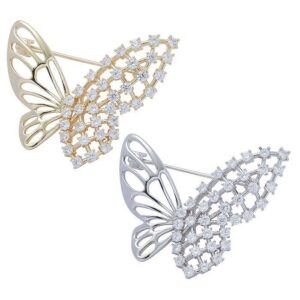 Butterfly Of Two Halves Brooch