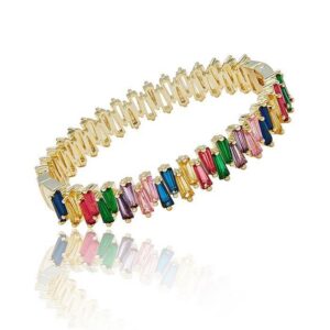 Glam Rox Gold Plated Oppulent Bangle