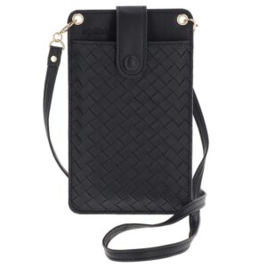 Woven Mobile Phone Pocket Bag Black