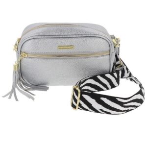 Cross Body Shoulder Bag Silver