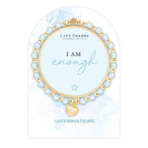 Life Charms Affirmation bracelet - I am enough