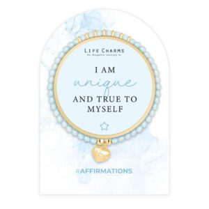 Life Charms Affirmation bracelet - I am unique