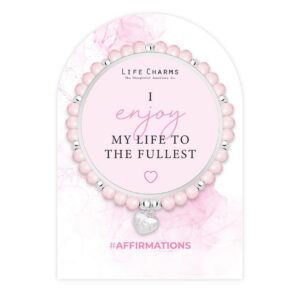 Life Charms Affirmation bracelet - Enjoy my life