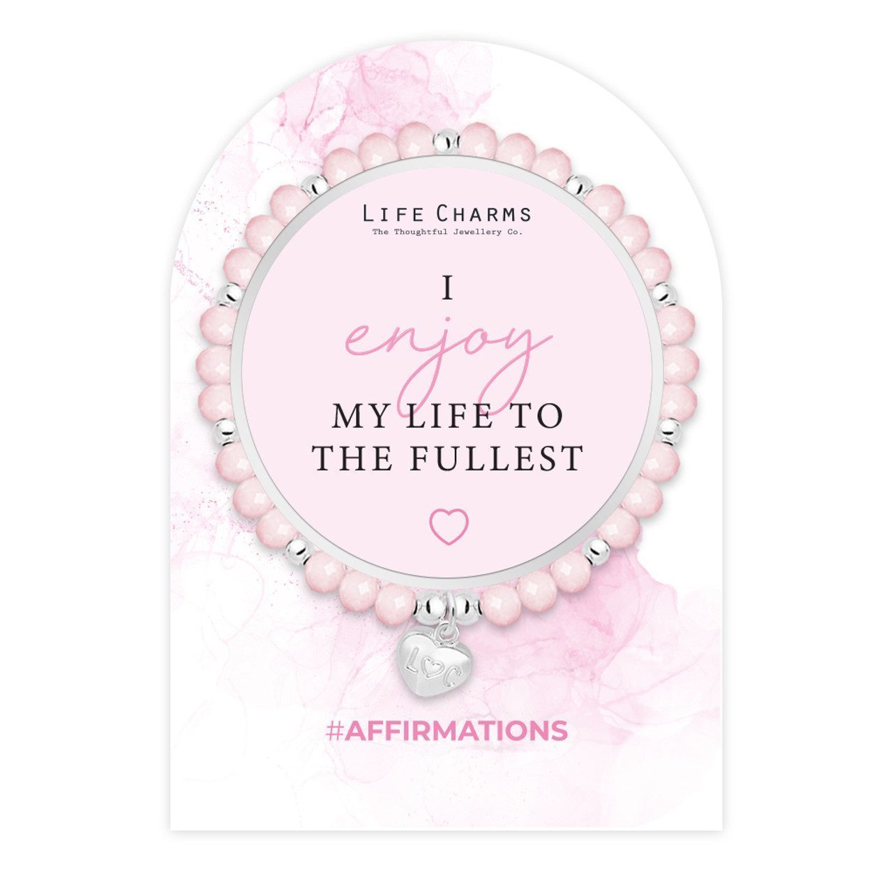 Life Charms Affirmation bracelet - Enjoy my life