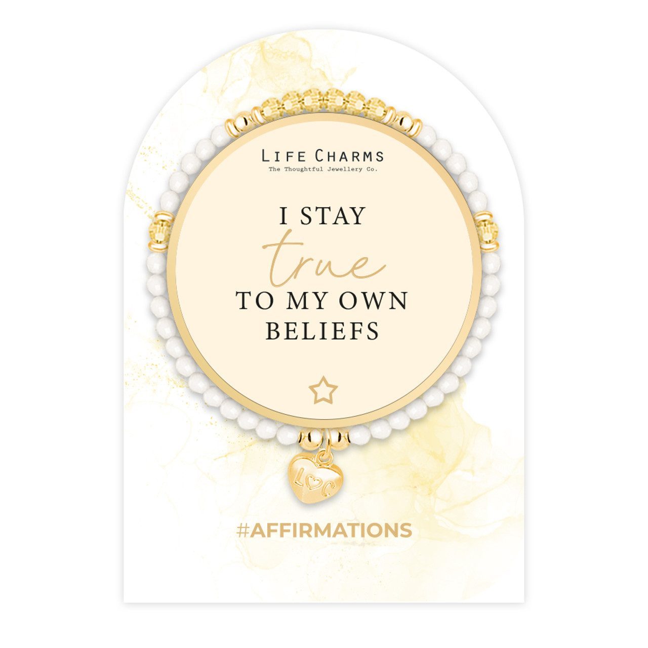 Life Charms Affirmation bracelet - True beliefs
