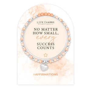 Life Charms Affirmation bracelet - Every success counts