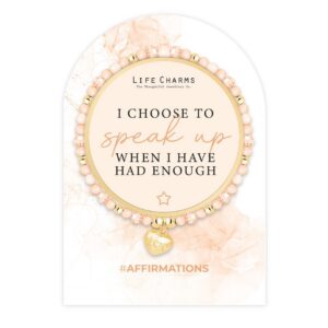 Life Charms Affirmation bracelet - Speak up