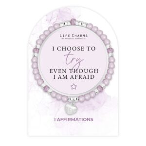 Life Charms Affirmation bracelet - I choose to try