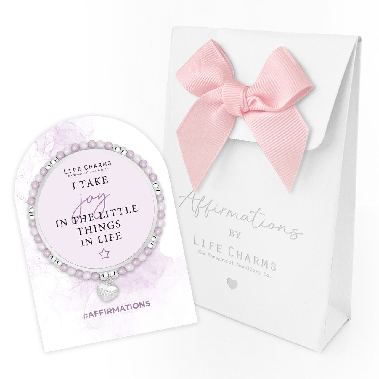 Life Charms Affirmation bracelet - Enjoy the little things - Image 3