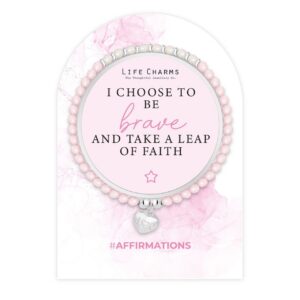 Life Charms Affirmation bracelet - Be brave