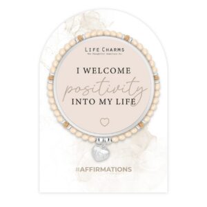 Life Charms Affirmation bracelet - Positivity in my life