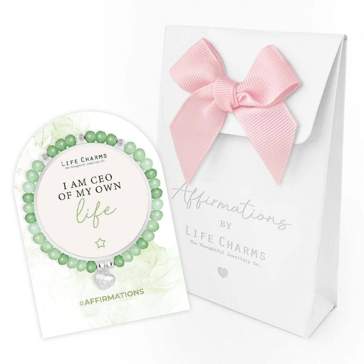 Life Charms Affirmation bracelet - CEO of my life - Image 3