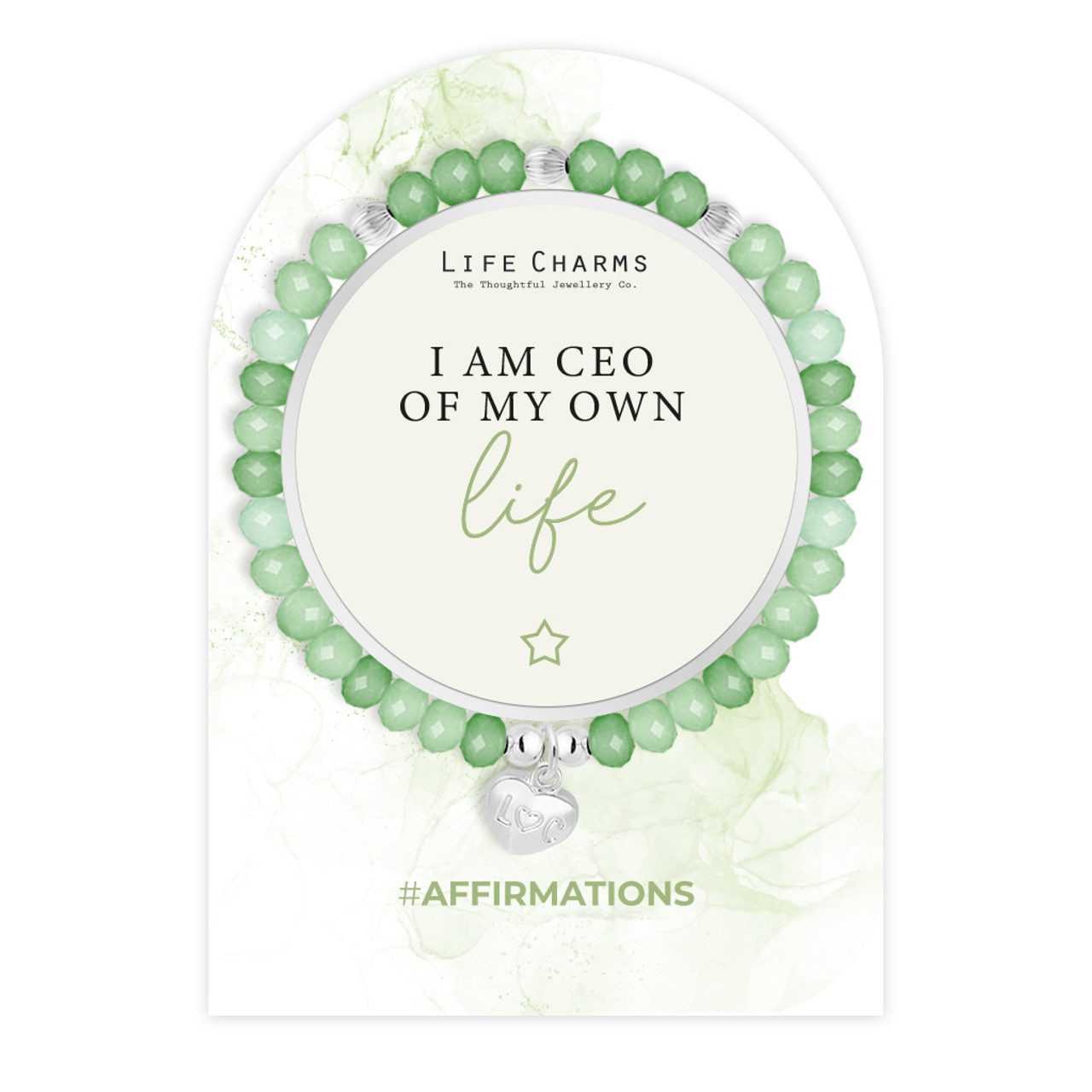Life Charms Affirmation bracelet - CEO of my life