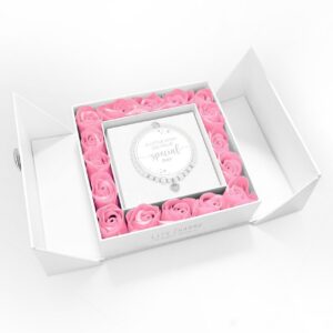 Special day - Crystal heart charm bracelet in flower box