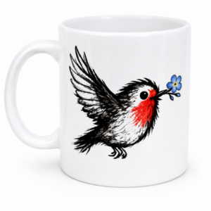 Little Hellos Robin Mug – Forget Me Not A Thousand Memories