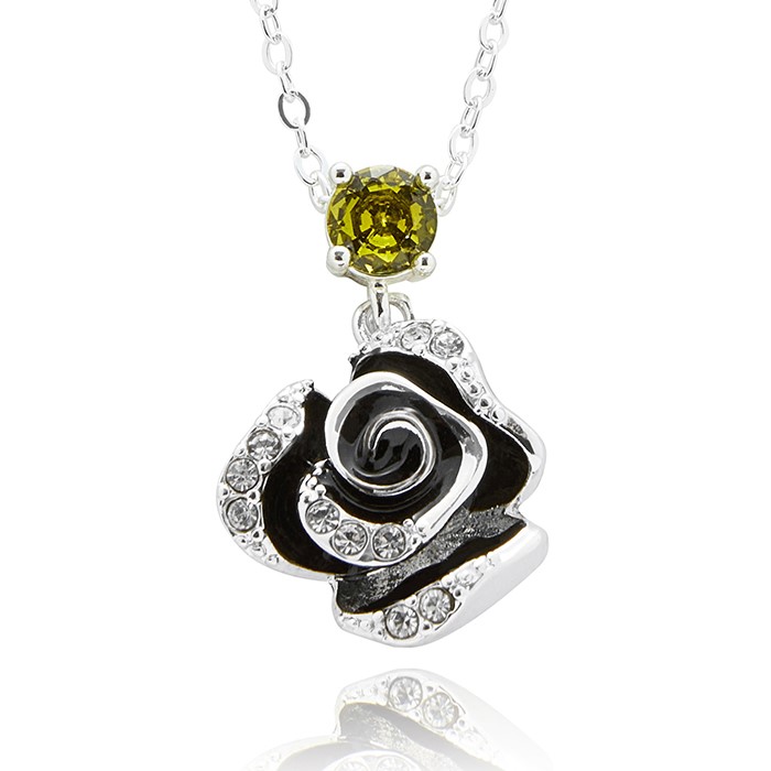 Back To Nature Delicate Rose Silver Plated