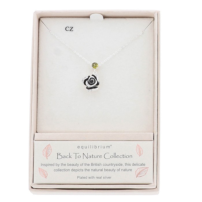 Back To Nature Delicate Rose Silver Plated - Image 2
