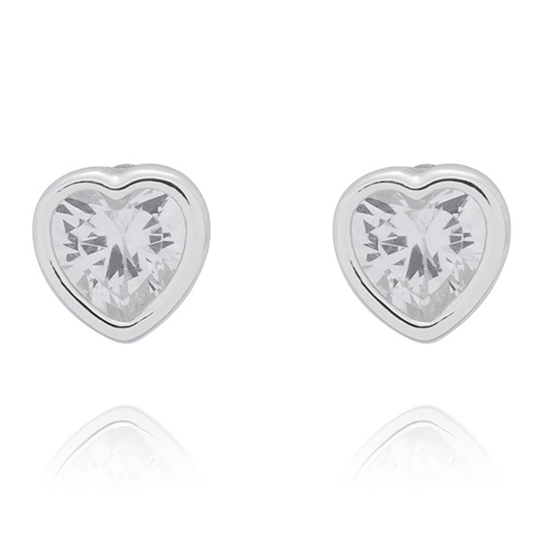 3 Pairs Silver Plated Earrings Pretty Hearts - Image 2