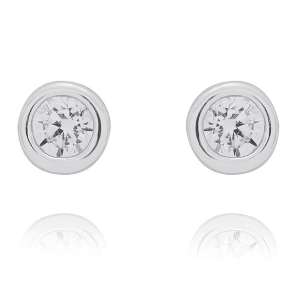 3 Pairs Silver Plated Earrings Bow Heart Cubic - Image 4