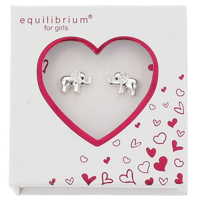 Girls Little Ellie Silver Plated Earrings - Image 2