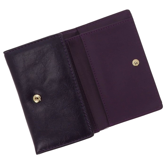 Glam Bow Clasp Purse Small Purple - Image 7